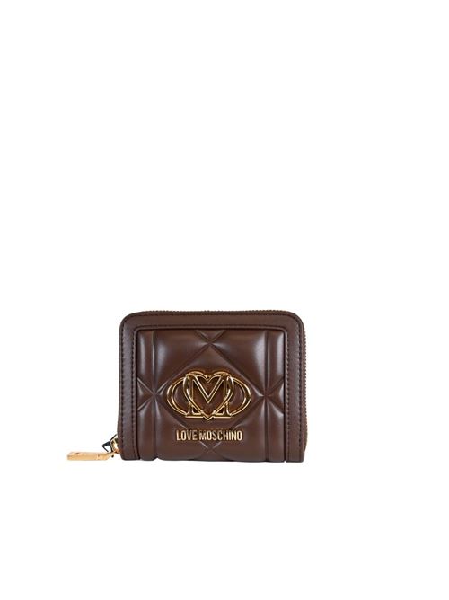 Embossed Geldbörse LOVE MOSCHINO | JC5641PP0NLC0313